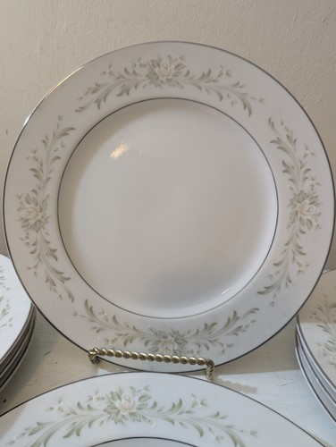 EUC Set Of 8 Grace Fine China Rhapsody Salad Plates 7 5/8" Diameter - Japan - Picture 2 of 8
