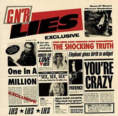 G N R Lies - Audio CD By Guns N Roses - GOOD