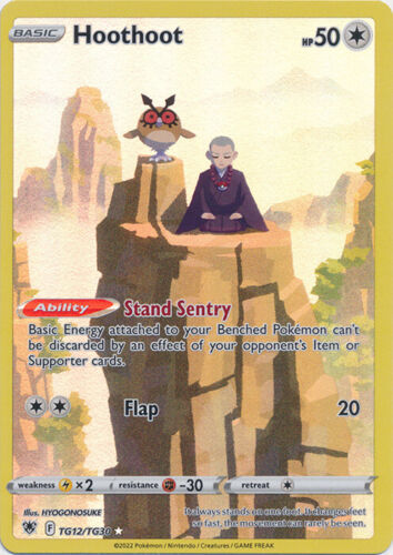 Hoothoot - TG12/TG30 Ultra Rare Astral Radiance NM Pokemon TCG