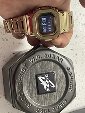 G-Shock GMWB5000 40th Anniversary Project Team Tough Gold Gray Dial Unisex Watch