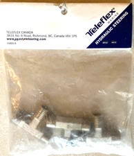 Teleflex Hydraulic Steering Tee 3/8T  Ends-1/4” NPT Brass 3 Pack HF5536
