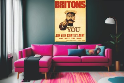 Britons Mockup Poster Leinwand Film Film Druck A0 A1 A2 A3 A4 A5 A6 Art Wall Deco