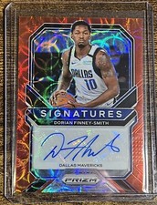 2020-21 Panini Prizm Dorian Finney-Smith Red Choice Auto Sensational Sig #SI-DFS