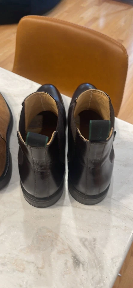 Paul Smith Mens Brown Leather / Suede Chelsea Boots. - Image 3 of 4