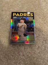 2021 Topps Chrome Jake Cronenworth RC 1986 Variation REFRACTOR San Diego Padres