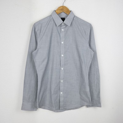 H&M Hemd Größe S Herren Logo bequem Baumwolle praktisch unifarben weiß Man