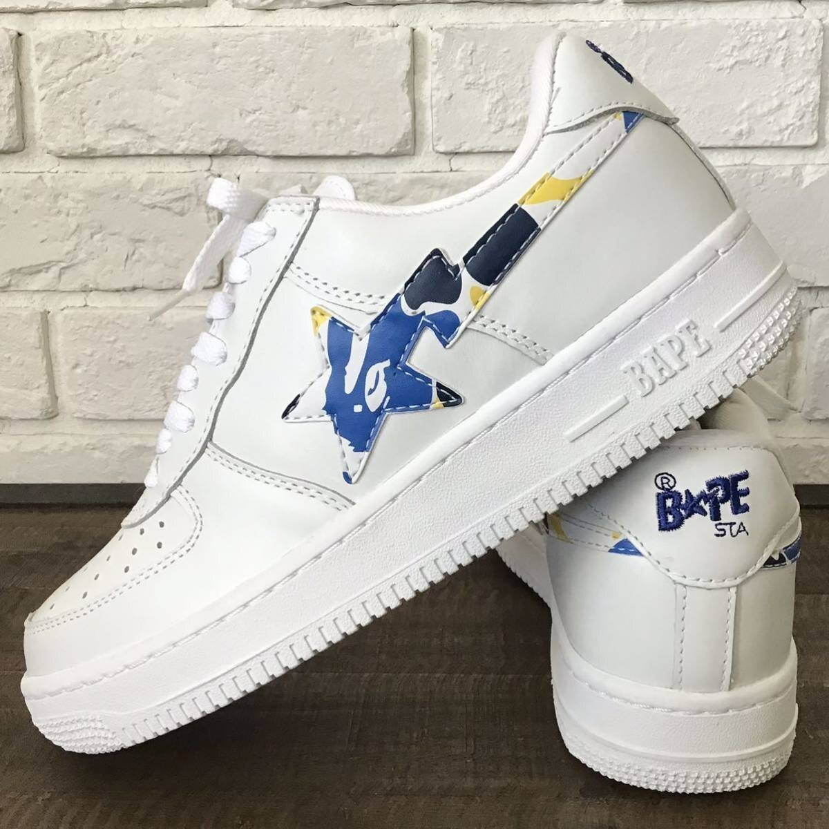 2012 Shanghai color camo leather BAPE STA sneakers NIGO star