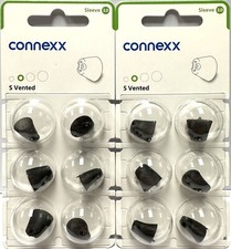 2 Pack S Vented Connexx Sleeve 3.0. Fits Signia Rexton Widex Miracle Ear. Small.