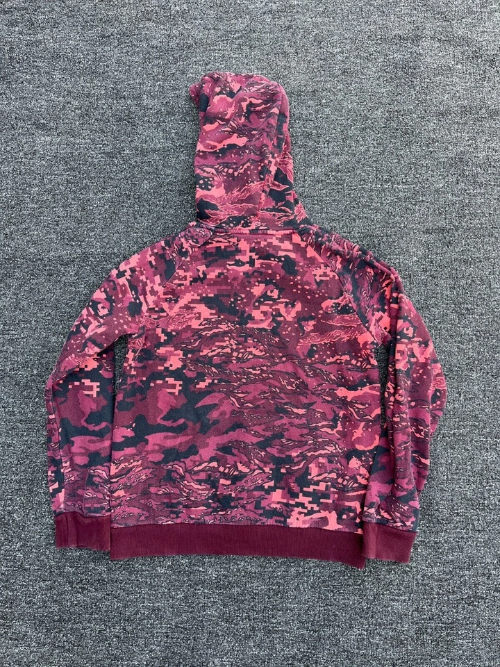 Under Armour Cremallera Completa Camuflaje Pullover Sudadera con Capucha Chaqueta Púrpura - Negro Juvenil LG Foto 2 de 4