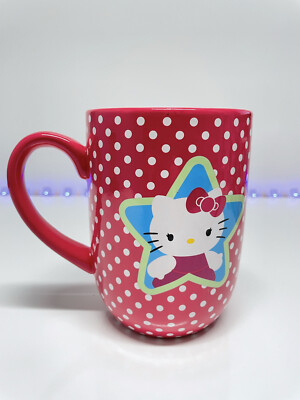 Hello Kitty 2013 Coffee Cup Mug Large F.A.B Starpoint By Sanrio