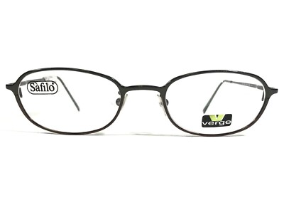 Safilo VERGE CYBER 2R1 Eyeglasses Frames Brown Green Round Full Rim 48-19-135