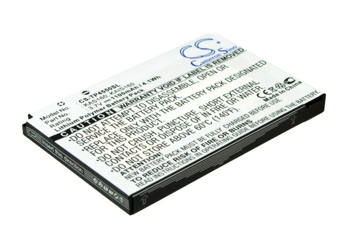 BATTERIE Li-Polymer 1100mAh Type KAIS160 KAS160 For HTC Kaiser, HTC TyTN II - Image 2 of 4