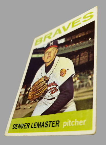 Vintage 1964 Topps DENVER LEMASTER MT MLB Baseball Card #152 Atlanta Braves - Picture 6 of 10