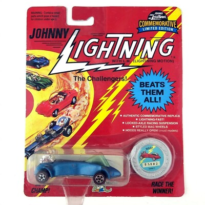 Playing Mantis JOHNNY LIGHTNING Limited Edition 1993 WASP Metallic Blue