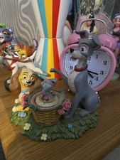 Discontinued Rare Vintage Lady And The Tramp With Scamp Puppy Ornament Figure 