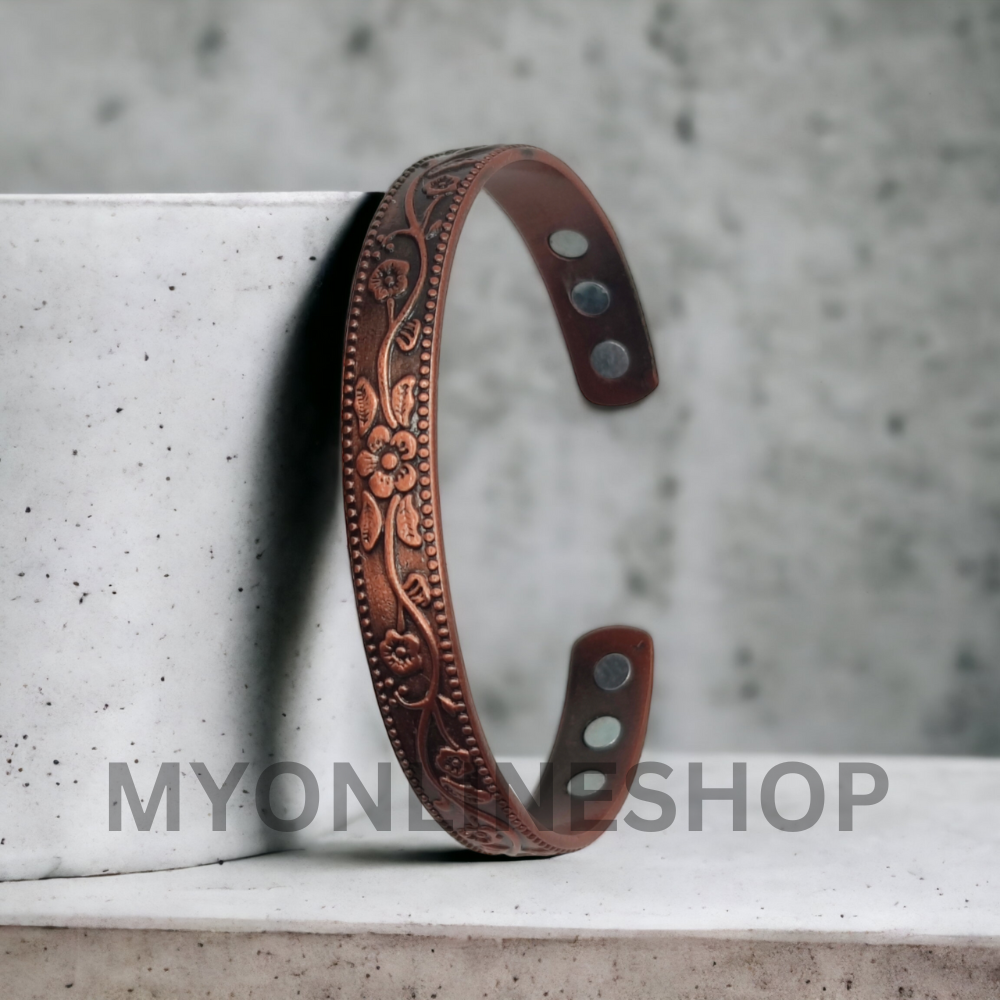 LADIES COPPER BRACELET CARPAL TUNNEL BANGLE ARTHRITIS PAIN