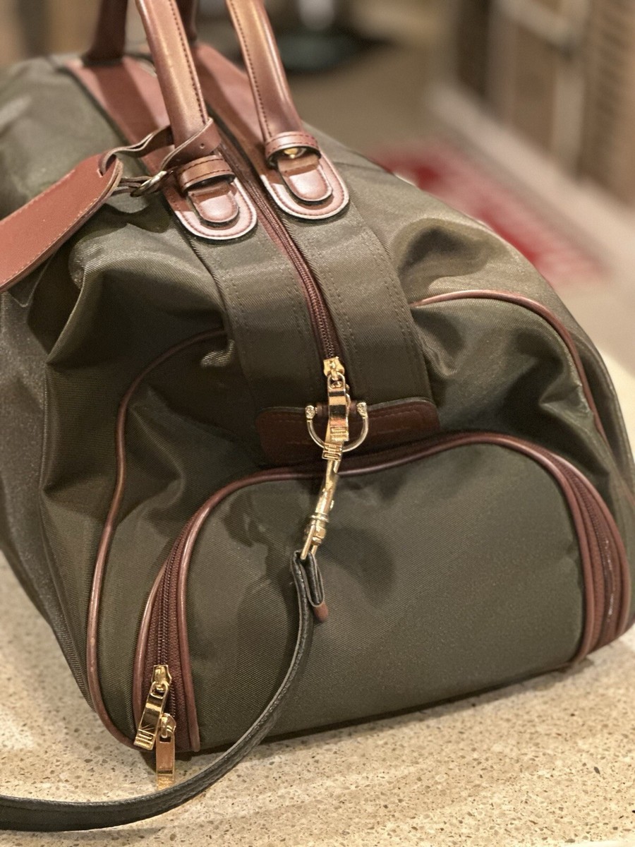 Dax London DAKS 2-Way Nylon Travel Tote Bag W Accent Korean Air