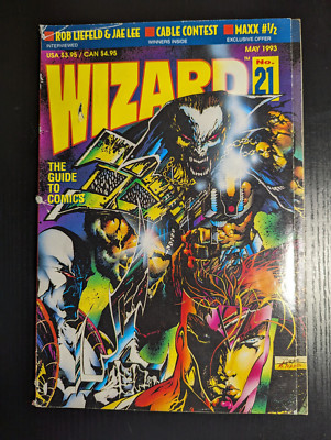 Wizard 21 May 1993 Guide Comic Books previews Youngblood cover Rob Liefeld Maxx