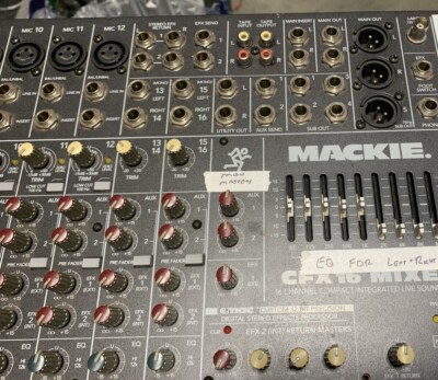 MACKIE CFX16 16-Channel Compact Integrated Live Sound Mixer w