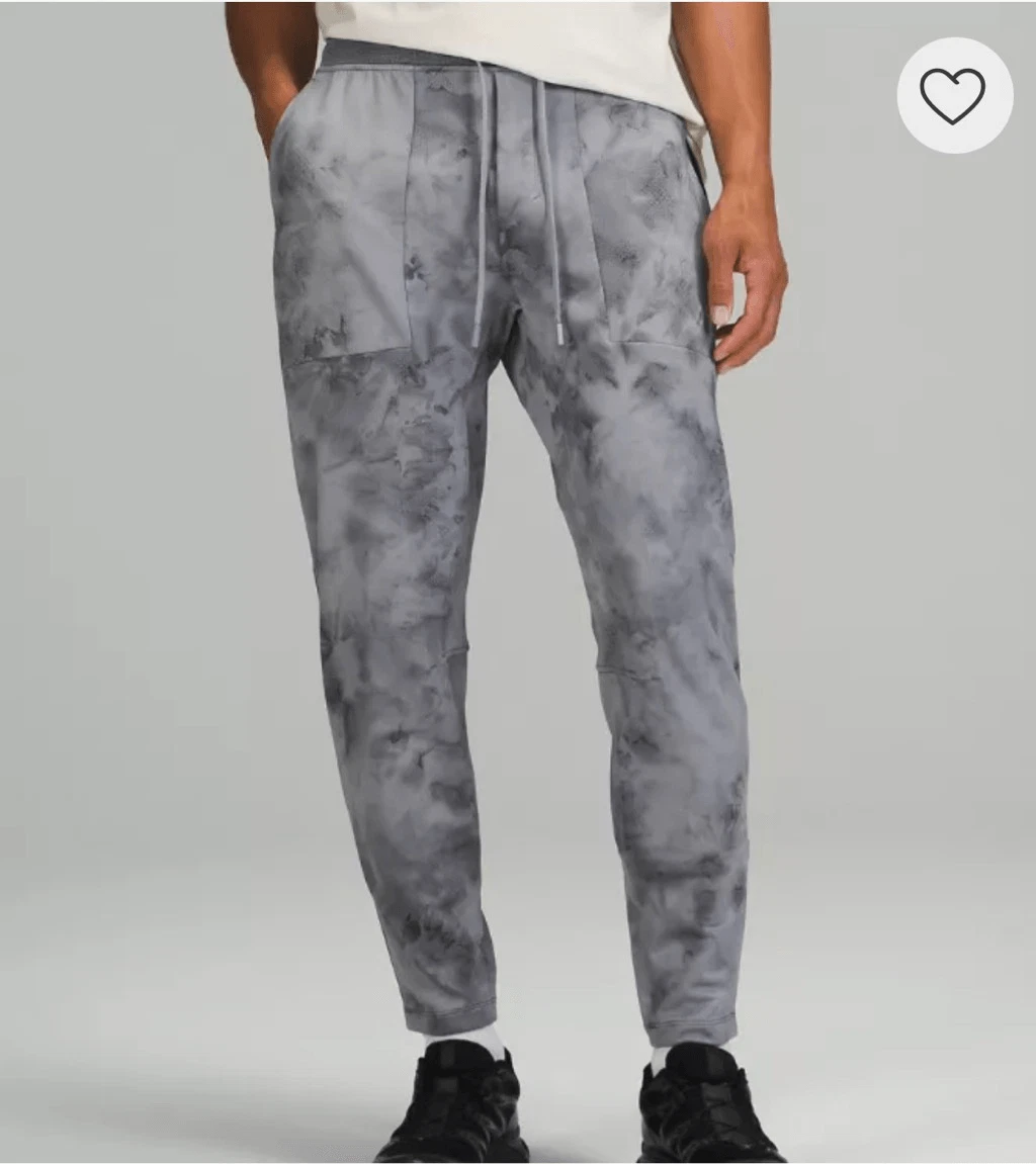 Lululemon Textured Tech Pant Designed For Running And Training Men size S