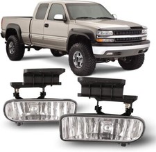 Fog Lights For 1999 2000 2001 2002 Chevy Silverado Replacement Front Lamps Lr