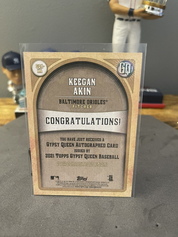 2021 Topps Gypsy Queen - Gypsy Queen Autographs #GQA-KA Keegan Akin (AU ...