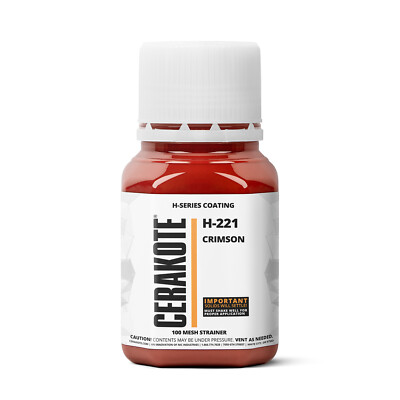 CERAKOTE  OVEN CURE - H-Series  Performance Coatings -Part B Included