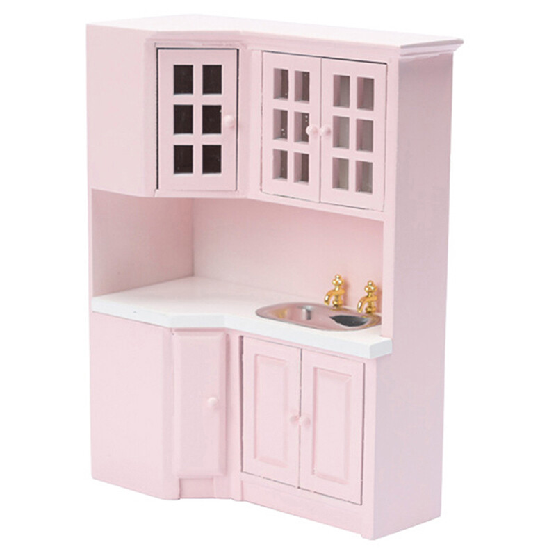 112 Dollhouse Miniature Wooden Furniture Kitchen Counter Dollhouse