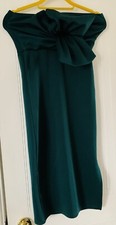 Size 8 Dark Green Dress New Look Stunning Special Occasion Party Cruise Ball
