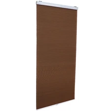 Coffee 32" W X 48" H Privacy & Light Filtering Cordless Cellular Shades Window B