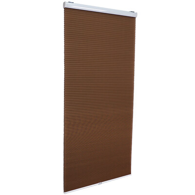 Coffee 32'' W X 64'' H Privacy & Light Filtering Cordless Cellular Shades Window B
