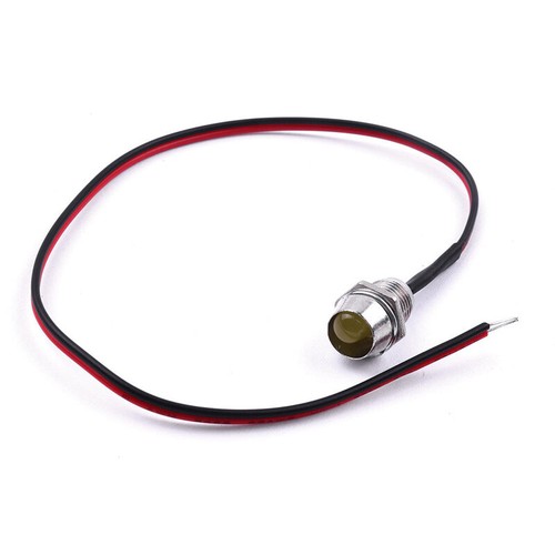 10PCS 8mm 12V LED Indicator Lamp Warn Bulb Pilot Dash Panel Car Truck Boat ST838 - Imagen 5 de 12
