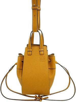 LOEWE Hammock Leather Drawstring Shoulder Bag