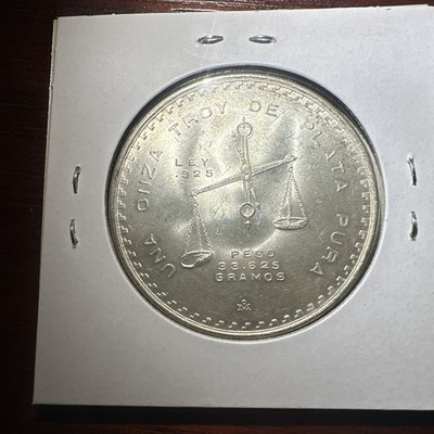メキシコ 1Onza 1979年 銀貨 c2304 1979 Mexico 1 oz silver Onza Balance Scale Casa De Moneda De