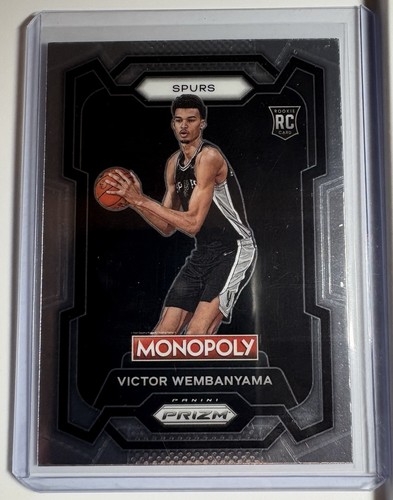 VICTOR WEMBANYAMA Spurs Rookie 2023-24 Panini NBA Prizm Monopoly Basketball