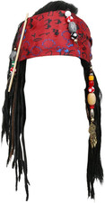 Pirates Wigs Bandana Dreadlock DLX Jack Sparrow Halloween Costume