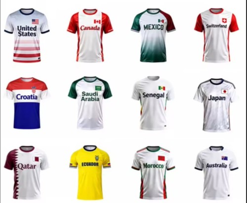 2026 FIFA World Cup Unisex Team Jersey's (Many Teams Available)