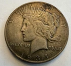 1934-D Denver Mint Silver Peace Dollar