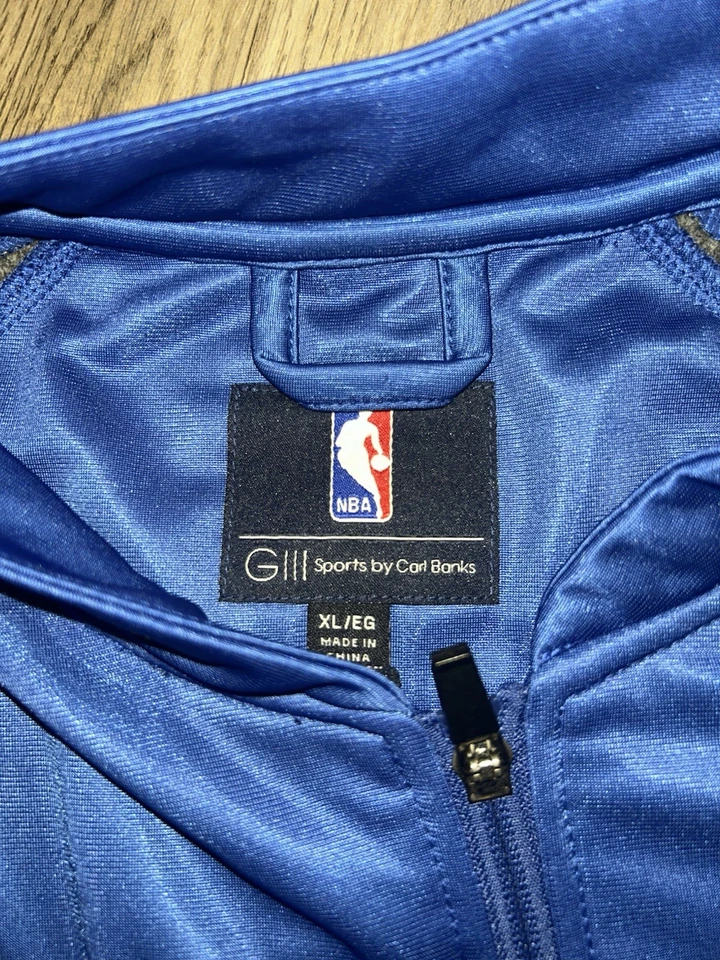 VTG Golden State Warriors Dubs NBA G-III by Carl Banks SIZE XL Half Zip Jacket - Image 4 of 4