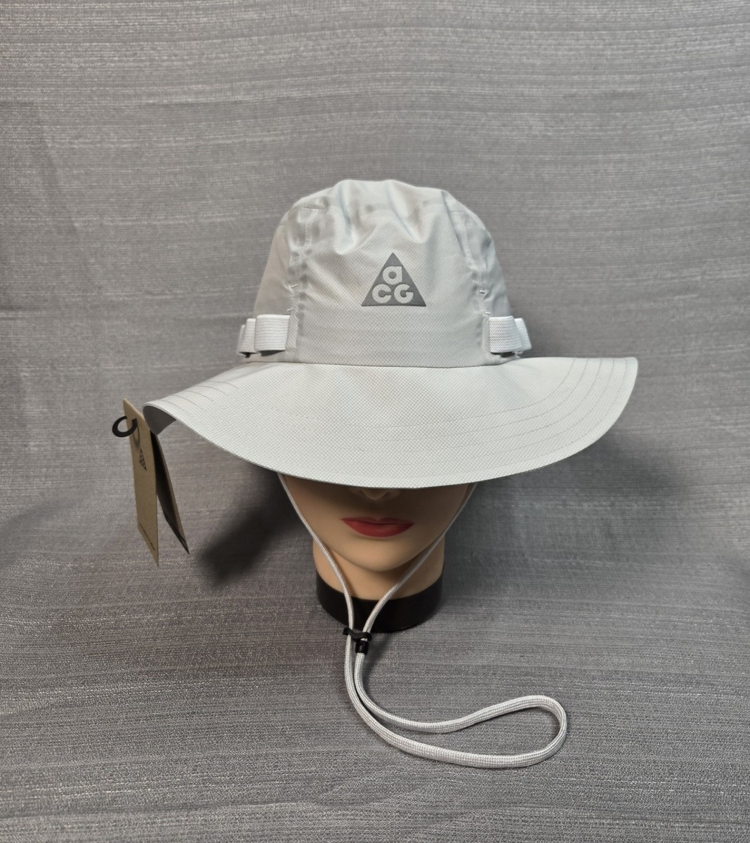 Nike ACG Bucket Hat Small Unisex Gray Silver Apex Storm-FIT ADV Nike ACG Bucket Hat Small Unisex Gray Silver Apex Storm-FIT ADV