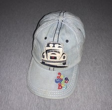 VOLKSWAGEN/BRISA THE VOLKSWAGEN COLLECTION LOVE THAT BUG BLUE DENIM HAT/CAP 