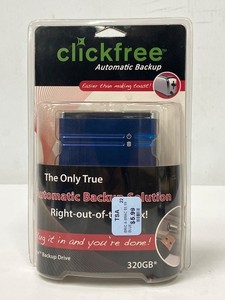 ClickFree HD 325 Back up Drive 320 GB -  New in Package