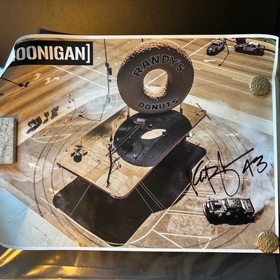 Ken Block autographed Hoonigan poster signed in person Hoonicorn