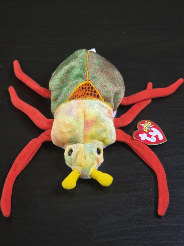 Ty Beanie Babies Inch Inch Worm Beanbag Plush 1995 Vintage MPN 4040