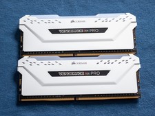 CORSAIR VENGEANCE RGB PRO 16GB 3200MHz DDR4 2x8GB Memory Gaming 3200 CL16 WHITE 