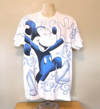 Mickey Unlimited Jerry Leigh Vintage Tee Shirt OSFA XL White Blue USA Made