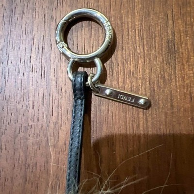 Auth FENDI Karl Lagerfeld Monster Charm Key chain Bag Charm Fur