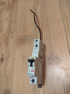 MOELLER 40/1N/C/003 X polig 40 AMP KURVE C 6 kA 30 mA RCBO, geprüft SCHNELLER VERSAND 
