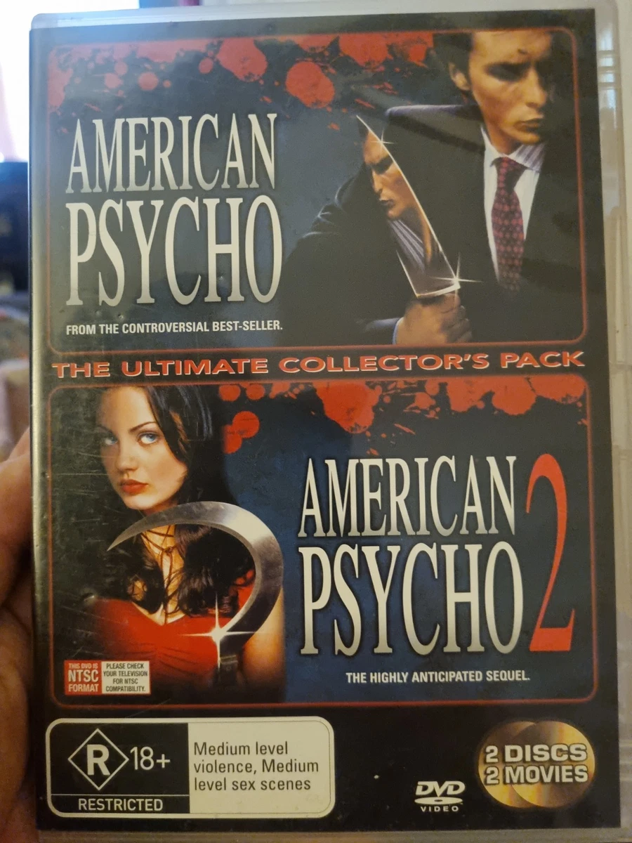 American Psycho (2000) / American Psycho 2 ( 2002) DVD 2 Disc 2 Movie Set reg.4