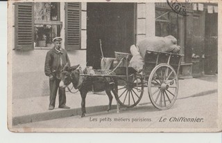 CPA 75 Les petits métiers parisiens LE CHIFFONNIER (Collection Serge Bonnet)